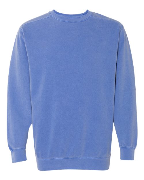 Comfort Colors Garment-Dyed Sweatshirt - Flo Blue