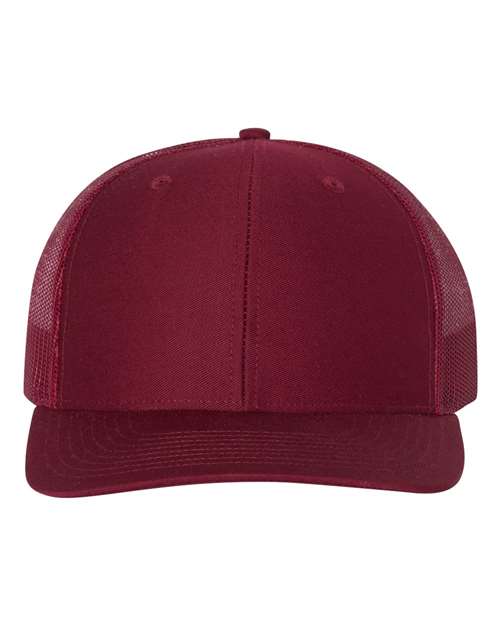 Richardson Snapback Trucker Cap - Cardinal