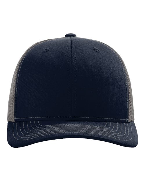 Richardson Snapback Trucker Cap - Navy/ Charcoal