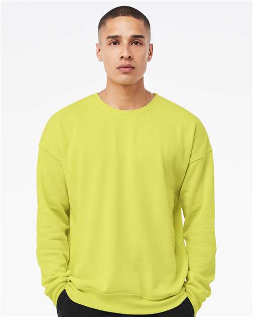 BELLA + CANVAS Sponge Fleece Drop Shoulder Crewneck Sweatshirt - Strobe