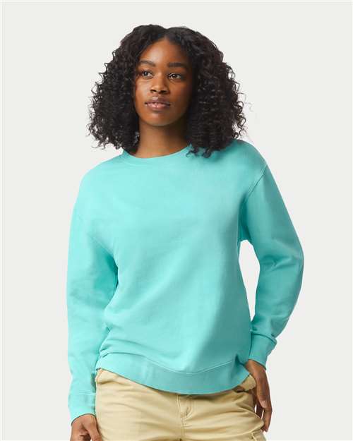 Comfort Colors Garment-Dyed Lightweight Fleece Crewneck Sweatshirt