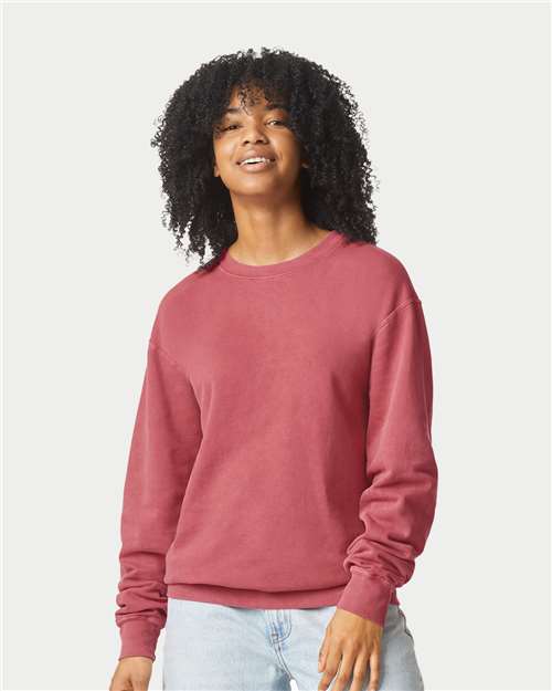 Comfort Colors Garment-Dyed Lightweight Fleece Crewneck Sweatshirt