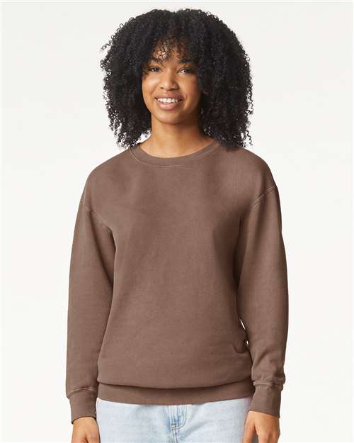 Comfort Colors Garment-Dyed Lightweight Fleece Crewneck Sweatshirt