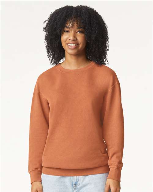 Comfort Colors Garment-Dyed Lightweight Fleece Crewneck Sweatshirt