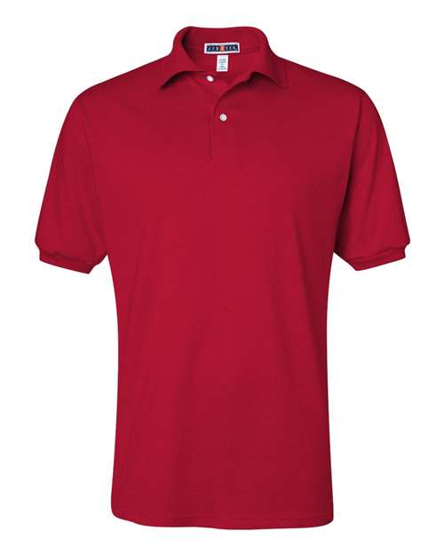 JERZEES SpotShield® 50/50 Polo - True Red