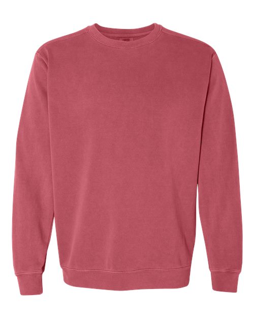 Comfort Colors Garment-Dyed Sweatshirt - Crimson