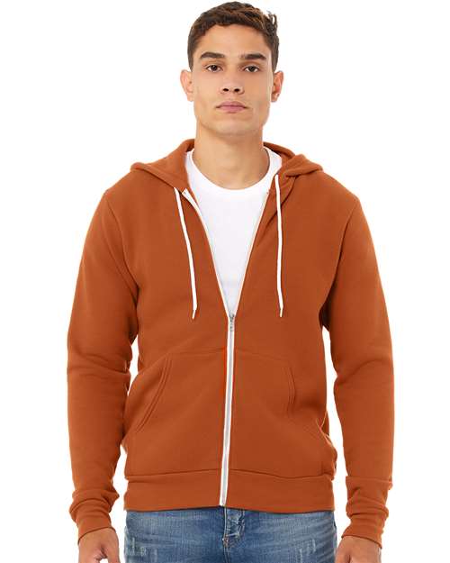 BELLA + CANVAS Sponge Fleece Full-Zip Hoodie - Autumn