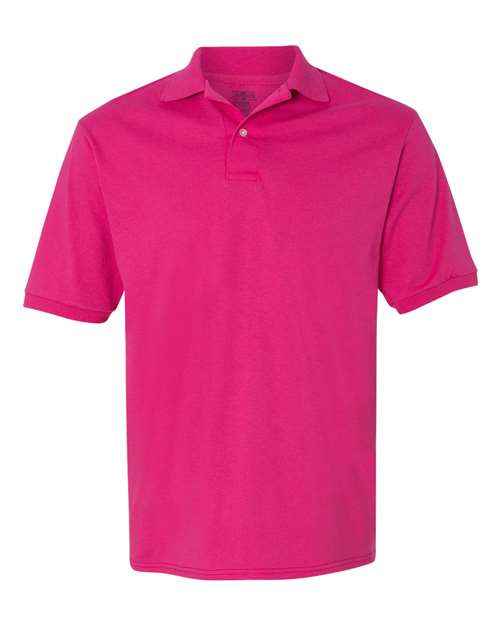 JERZEES SpotShield® 50/50 Polo - Cyber Pink