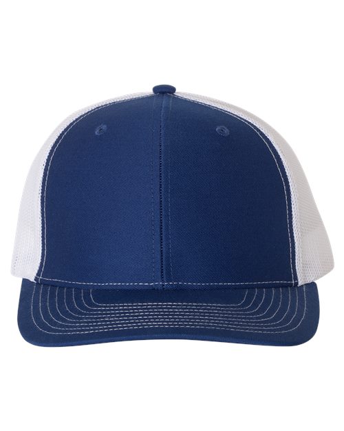 Richardson Snapback Trucker Cap - Biscuit/ True Blue