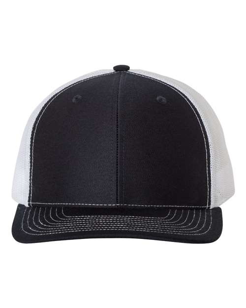 Richardson Snapback Trucker Cap - Navy/ White
