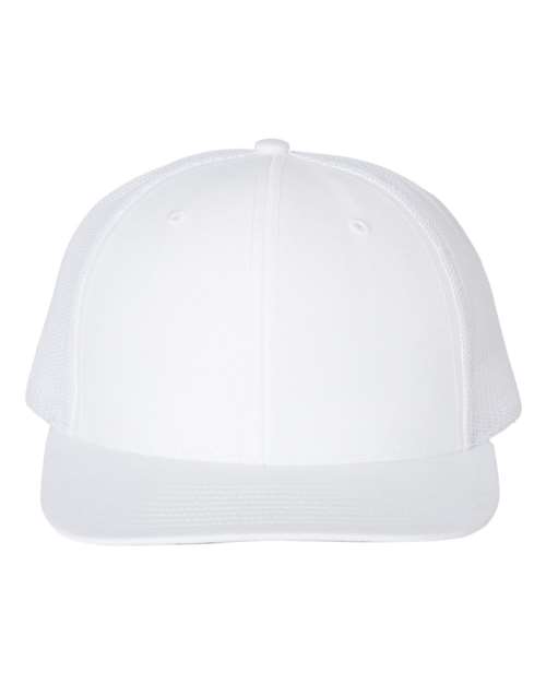 Richardson Snapback Trucker Cap - White