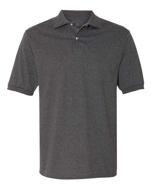 JERZEES SpotShield® 50/50 Polo - Black Heather