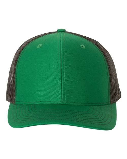 Richardson Snapback Trucker Cap - Kelly/ Black