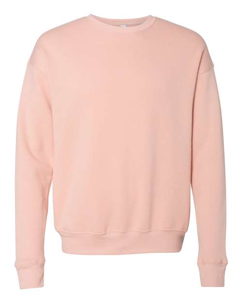 BELLA + CANVAS Sponge Fleece Drop Shoulder Crewneck Sweatshirt - Peach