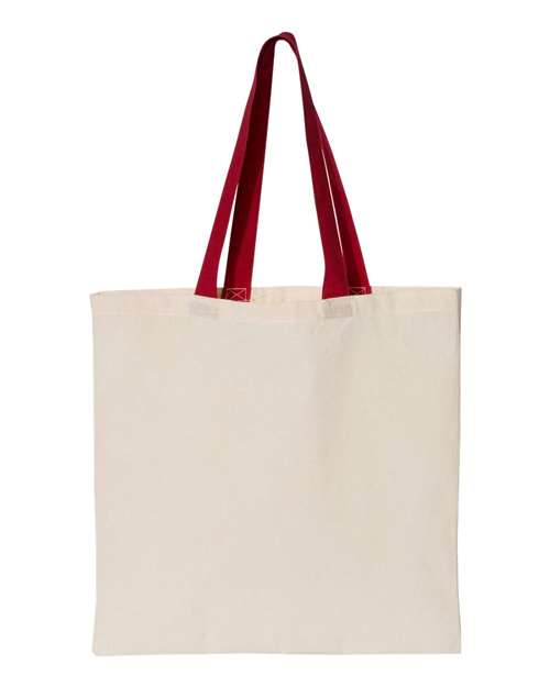 OAD Contrast-Color Handle Tote