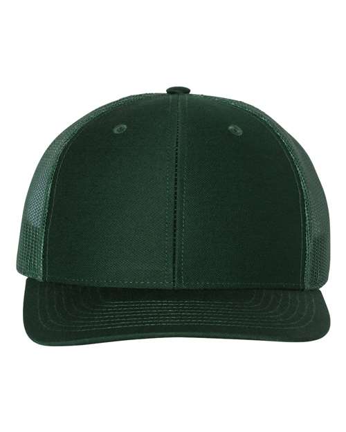 Richardson Snapback Trucker Cap - Dark Green