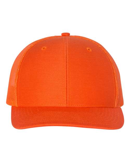 Richardson Snapback Trucker Cap - Orange