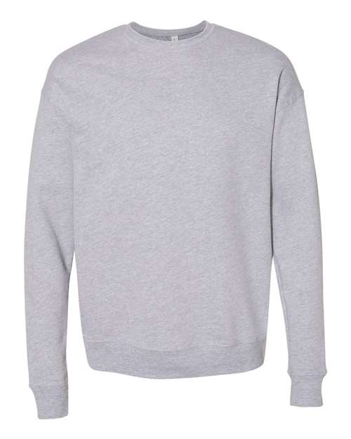 BELLA + CANVAS Sponge Fleece Drop Shoulder Crewneck Sweatshirt - Athletic Heather