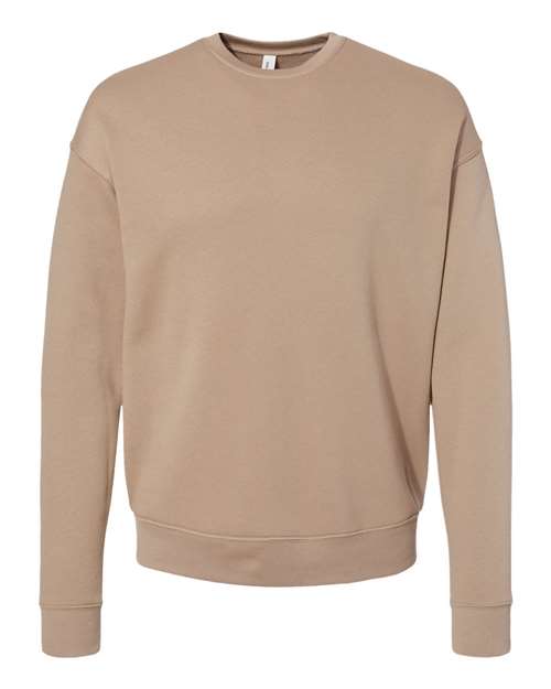 BELLA + CANVAS Sponge Fleece Drop Shoulder Crewneck Sweatshirt - Tan