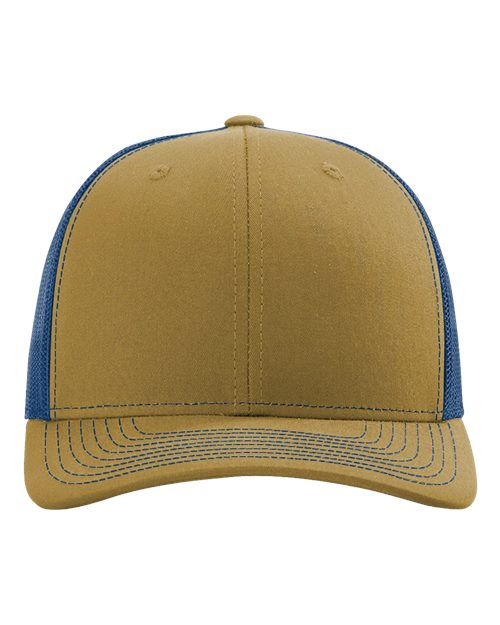 Richardson Snapback Trucker Cap - Biscuit/ True Blue